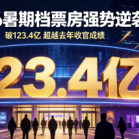 爆！2026暑期档票房强势逆袭破123亿！超越去年收官成绩，创两年连涨新纪录